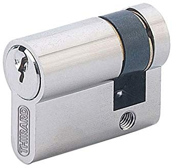 Demi cylindre économique - Version : S'entrouvrant - Décor : Laiton - THIRARD