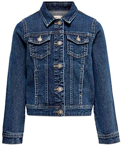 ONLY Girl Jeansjacke Dunkelblaue 146Medium Blue Denim