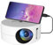 Small Mobile Phone Projector, Home Mini Projector, Home Portable LED High-definition Projector, Ultra-high Definition 1080P, Projection Size 14-100 Inches, Suitable for Indoor and Outdoor Use (White)