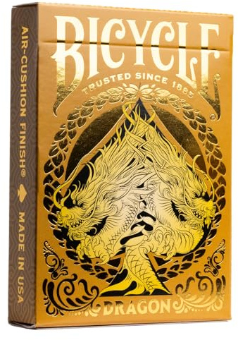 Bicycle Gold Dragon Foil Premium Playing Cards, 1 Deck