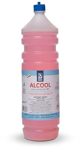 2BM Alcool Etilico Denaturato 90 gradi per pulizia e sgrassaggio di superfici ad uso domestico | Formato Tanica 5 lt