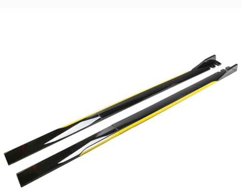 JHGFVBG Minigonna Laterale Auto, per Alfa Romeo Giulia Stelvio Mito Giulietta Tonale 147 156 159, Minigonna Laterale per Auto Splitter Lip, Auto Spoiler per minigonne Laterali per Auto,F