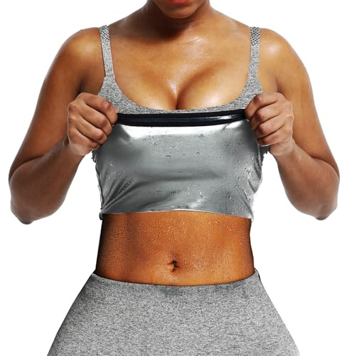 BODYSUNER Cintura dimagrante per allenamento addominale da donna, cintura dimagrante per la zona inferiore della pancia, Argentato, 2XL3XL