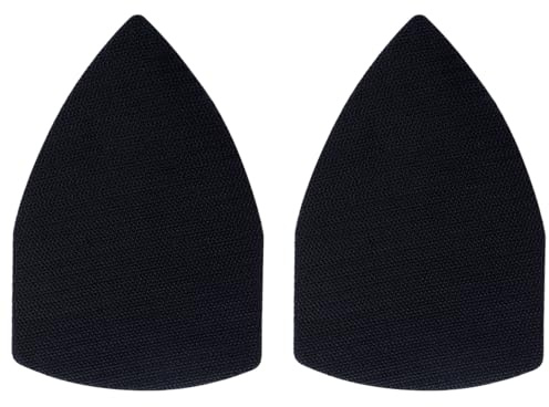 Hoite 2 pezzi di cuscinetto di ricambio per gancio con supporto in schiuma da 3 mm per levigatrici palmari con mouse da 150 mm x 100 mm, assorbimento degli urti e delle vibrazioni