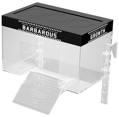 Ysyqkn Accessoires pour Aquarium de Marines, Petit Terrarium surélevé pour Aquatiques - Aquatique, 30 Cm X 20 Cm X 20