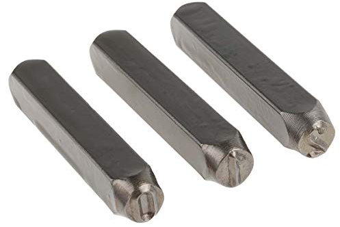 RS PRO 8 mm x 10 mm slagstämplar set 9 delar, 0 → 9, längd 66 mm