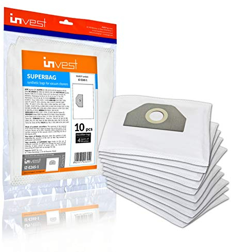 10 bolsas para aspiradora Kärcher WD 3200 4001 6.959-130 sustituye a Kärcher WD 3.200 WD 3.000 WD 3 Kärcher 6.959-310 MV 3