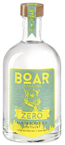 BOAR ZERO - Alkoholfreies BIO-Destillat/Perfekt im Mix mit Tonicwater/aus dem Schwarzwald/Ohne Zucker, ohne Konservierungsstoffe & 100% Natürlich.