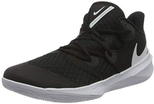 Nike Zapatos de Voleibol para Hombre, Negro Blanco, 7.5 Women/6 Men
