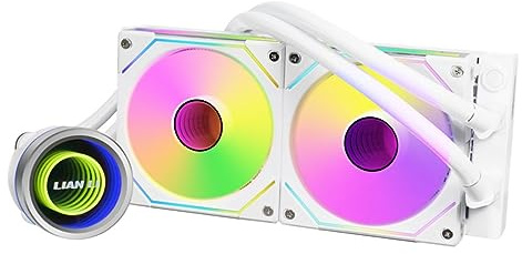 Lian Li Galahad II Trinity 240mm All-In-One ARGB CPU Liquid Cooler - White