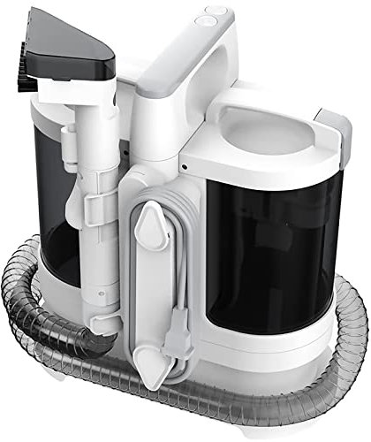 Macchina per la Pulizia di tappeti e tappezzerie Portatile per la Pulizia dei Punti, Macchina Multifunzionale per la Pulizia di divani asciutti e bagnati con spazzole, Design Compatto con Serbatoio