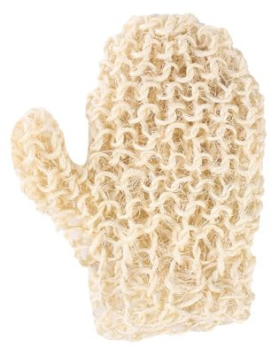 Sisal Massagehandschuh, Peeling Handschuh, Sanfte Reinigung & Massage für Körper & Gesicht, Natürlicher Peelinghandschuh, Handschuhe Für Den Körper Peeling Massagehandschuhe