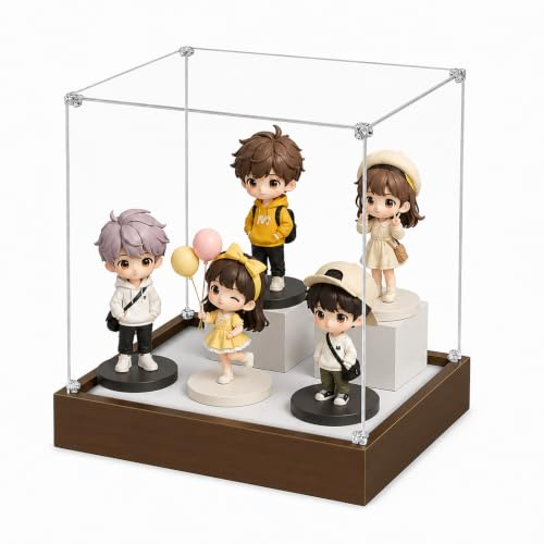 ZHITENG Vitrina Metacrilato, 15×15×15 cm Caja Metacrilato Transparente