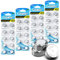 GutAlkaLi Blister 40 batterie a bottone AG13 LR44/LR1154/357 senza mercurio