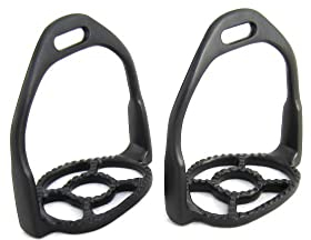 PS Pferdeartikel Black Edition Schwarzer portugiesischer barocker Steigbügel