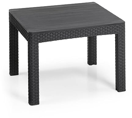 Keter Mesa de Jardín Color Grafito Exterior Aire Libre Patio Mueble Hogar