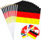 Simpeak 24 Drapeaux du Monde et 10 Pièces Drapeaux Allemand, Supporter Équipe de Allemande, Haute Qualité Résistant Drapeau Decoration, pour Bar,Clubs Sportifs,etc