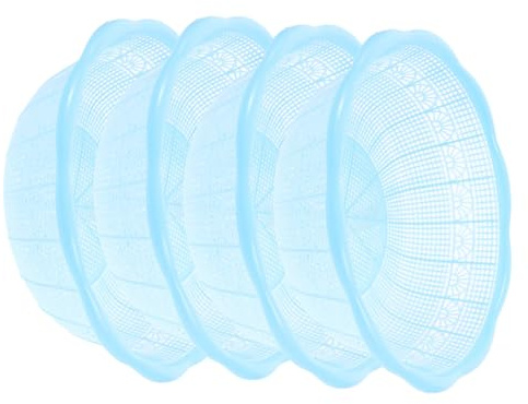 Zerodeko 4pièces Panier Plastique Pour Lavage Fruits Et Légumes De Bassines Multifonctions Pour Évier Passoire Et Tamis Avec Vidange Couleurs Assorties Aléatoires