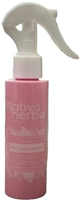 Nativa Herbal Thermoprotector , hair perfume , Anti-Frizz Moisturizing Detangler Haircare 120ml for Smooth & Manageable Hair Especially suitable for all hair types, Hydrate and care for your hair