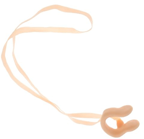 TOPBATHY Pinza Nasal para Natación con Cuerda de Látex Antideslizante Resistente y Duradera Protección para Nariz Entrenamiento de Piscina y Deportes Acuáticos Unisex