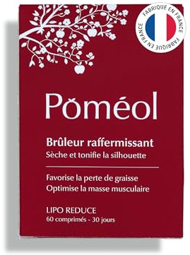Brûleur de graisse puissant et raffermissant ǀ Complément Alimentaire Perte de Poids ǀ Made in France ǀ Optimise la masse musculaire ǀForskoline,Ascophyllum,Piment, Vitamine B6,Chromeǀ30 joursǀPOMÉOL