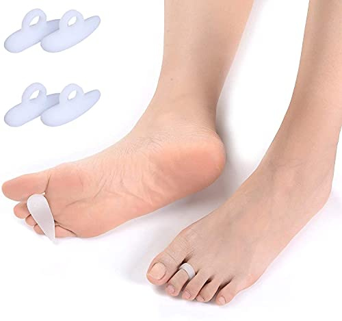 Pedimend™ Silicone Gel Toe Orthotics Crests Pads 2 Pairs (4 Pieces) | Hammer Claw Crooked Mallet Toes Props Straightener Corrector | Under Toe Support | Bunion Corns Blisters Protector | Foot Care