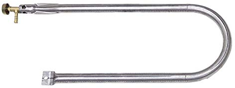 Bruciatore a Gas cm 55 a U ricambio universale per barbecue pietra ollare pietra lavica piastra ghisa (BRUCIATORE GAS GPL) potenza erogata 7 kw