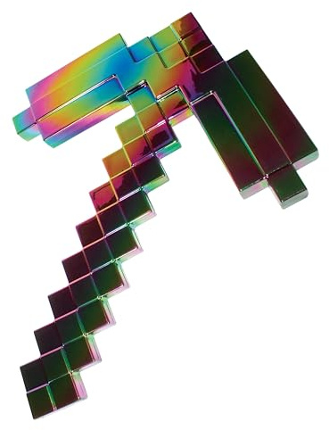 DISGUISE 161959-20L Anniversario Netherite Slick Pickaxe Costume, senza taglia unica, accessorio per travestimento, ragazzi