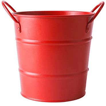 OQOPO Ice Bucket Storage Bucket Storage Container for Fried Chicken Snacks Knife Fork Household Storage Bucket Beer Wine Chiller Stainless Steel Insulated Ice Buckets