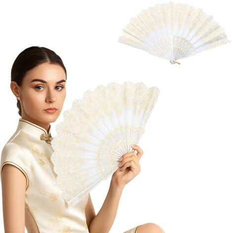 Abanico original con estampado Abanico moderno Ventilador de mano Abanico Plegable, Abanico Chino, Abanicos Elegantes, abanicos boda para invitados, Medidas: 43 x 24 cm