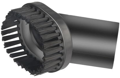 Besttoolifes Spazzola rotonda per aspirapolvere, ugello di aspirazione da 35 mm, in crine di cavallo, accessorio per la pulizia di mobili, tappezzeria, spolverare, testa universale per aspirapolvere