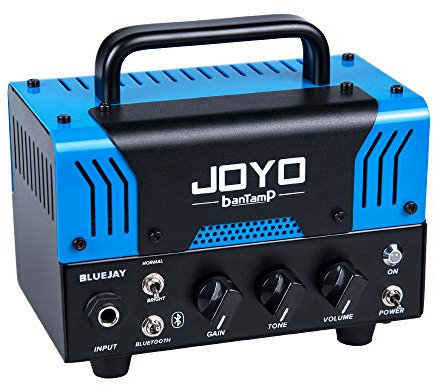 JOYO BLUEJAY BanTamp Series Mini Amp Head 20 Watt Preamp 2 Channel Hybrid Tube Guitar Amplifier with Bluetooth for Electric Guitar