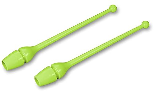 DRUNA Mazas de Gimnasia Rítmica de Termoplástico Indigo No Engarzables de Iniciación 36 cm
