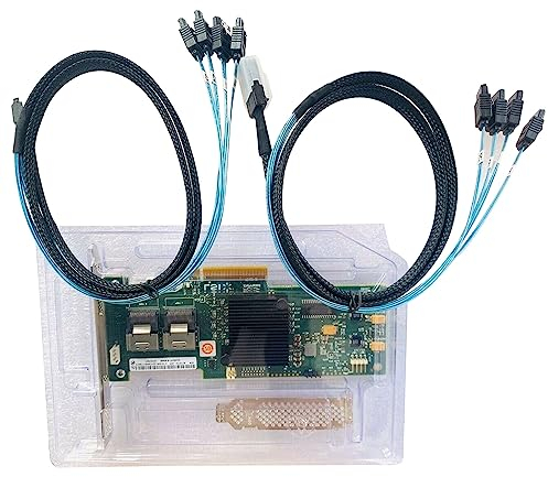 LSI MegaRAID 9240-8i RAID-kontrollkort 6 Gbps 8-portars SAS SATA LSI00200 server PCIe expanderingskort + 2 x SFF8087 SATA-kabel