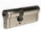 JELE Cilindro de cerradura 30x50 mm para Puerta de entrada, 1 Tarjeta de Propiedad, 4 Llaves Reversibles, Sistema antiganzúa, Protección antitaladro, Sistema antibumping