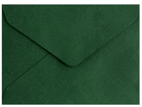 50 Stück Briefumschläge Umschläge Bunt Farbige Kuvert Kleine Kraftpapier Umschläge Für Einladungskarten, Vintage Hochwertige Hanf Gewebter Umschlag Für Abschlussfeier, Hochzeitskarten (Dunkelgrün)