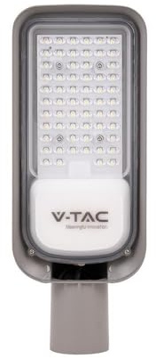 V-TAC LED-gatlampor – smala gatulampor – IP65 – svart – 50 watt – 4270 lumen – 4000 K