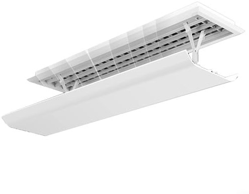 Deflector de aire acondicionado plegable, protector de viento central de aire acondicionado, máquina de conducto de aire acondicionado, deflector de salida de aire acondicionado, rejilla de soplado
