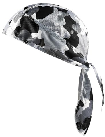 IKOPFLN - Pañuelo para bicicleta y moto, con protección UV, unisex, estilo pirata