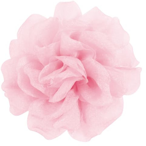 Mecool Haarspange Rose Brosche Kopfschmuck Blume Haarspange Haarspange Rose Haar Barrette Zubehör für Frauen Mädchen Party Hochzeit-Rosa(11cm)