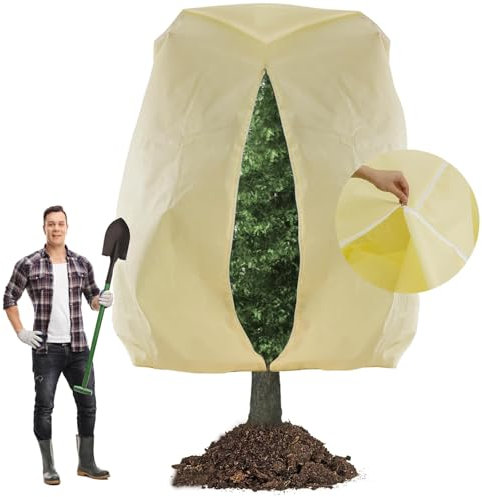 Viechoes 250 * 360cm Housses de Protection pour Plantes,Voile hivernage Plante Exterieur,Protection Plantes Exterieur Hiver,Housse hivernage Plante Exterieur,Housse d'hivernage Non tissée 85 g/m²