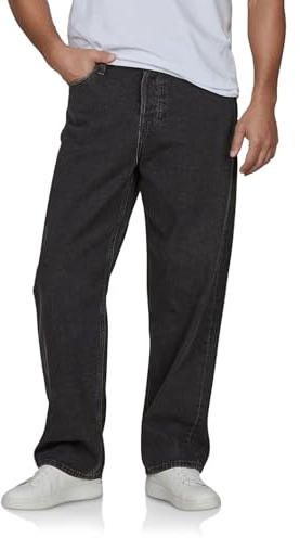 JACK & JONES JJIALEX JJCOOPER Jeans da uomo elasticizzati Baggy Fit Cotone Jeans Pantaloni Pantaloni Denim Blu Nero Grigio 30 31 32 33 34 36 38
