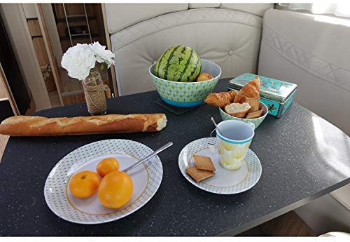 Incasa - Vajilla de melamina pavo real