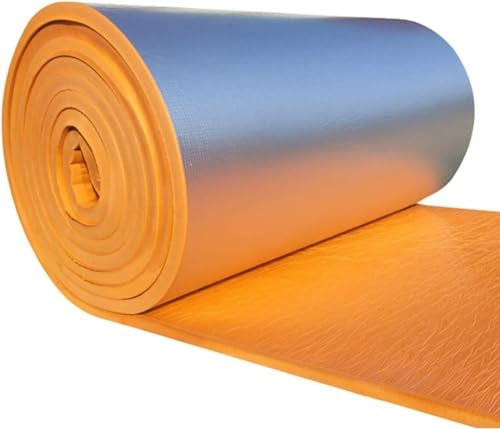Tablero aislante for techo solar, estera insonorizante for automóvil, algodón autoadhesivo con aislamiento acústico de papel de aluminio, for pisos, paredes, lofts ( Color : 25mm(thk) , Size : 1*10M (