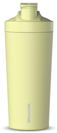 Hydrapeak Insulated Shaker Bottle, Shaker Bottles for Protein Mixes, Blender Shaker, Protein Shake Bottle, Stainless Steel Shaker Cup, Ice Shaker, Citrus