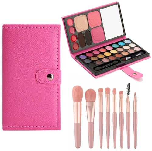 Set di Trucchi per Ragazze, 33 Colori Trousse di Trucchi, Palette di Ombretti Bambina Make Up Kit Regalo per Spettacoli Teatrali Halloween Feste di Compleanno B