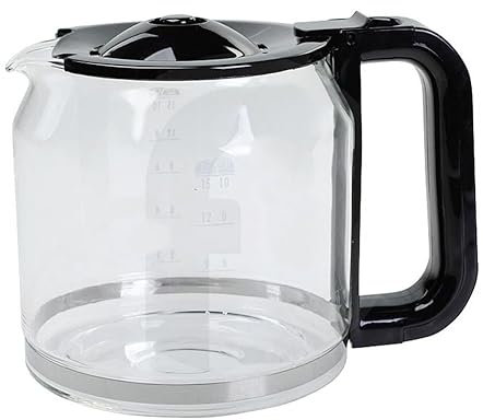 Glass Carafe Jug for Coffee Machines Delonghi ICM15210 ICM15210.1 for Coffee Machine Makers