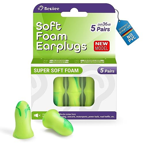 BEZIIEE Ohrstöpsel zum schlafen: 2025 NeuroFusion™-Design für Seitenschläfer, Linderung von Angstzuständen und Geräuschempfindlichkeit – 36 dB Silence Burst Tech für 8-Sekunden-Schlaf™