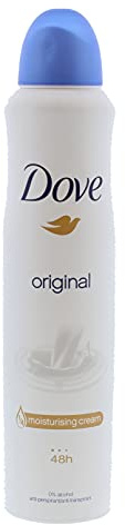 Dove Déodorant Femme Spray Antibactérien Protection, Parfum Frais et Délicat, Peau Délicate, 48H 200ml