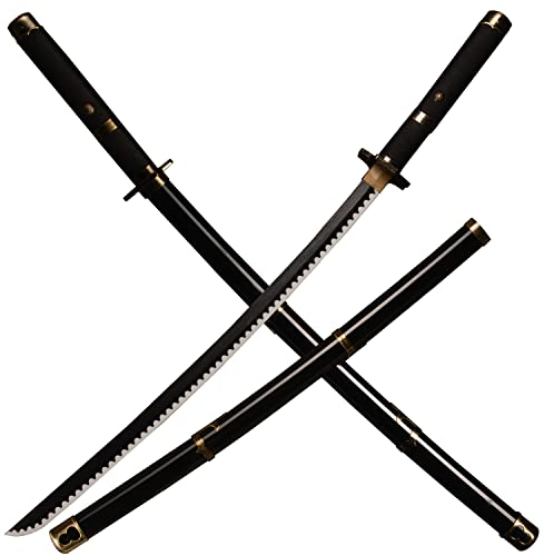Kljhld Bambus Anime Schwert Cosplay, Roronoa Zoro Katana Yubashiri 103cm/40 Zoll